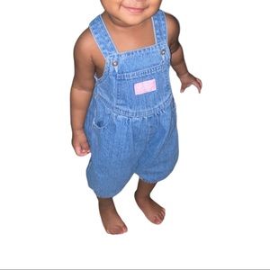 VTG 12M Oshkosh Baby B’gosh Denim Bubble Romper